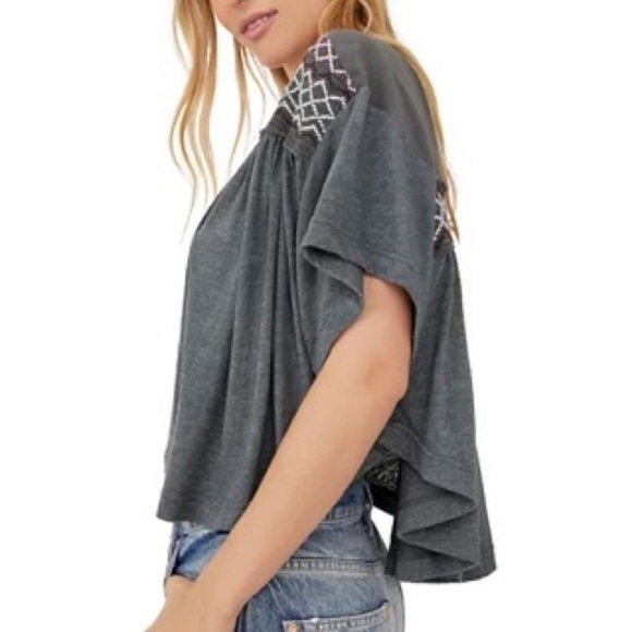 Free People Market T-Shirt Size XS - Picture 2 of 9